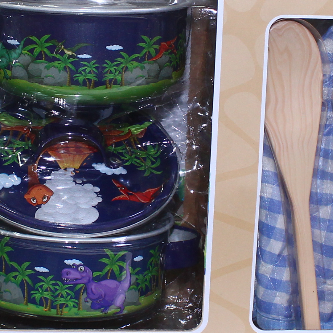 Dinosaur Tinplate Cooking Set