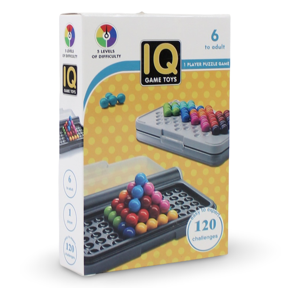 IQ Game Toys 1 Player Puzzle Game - 120 Challenges