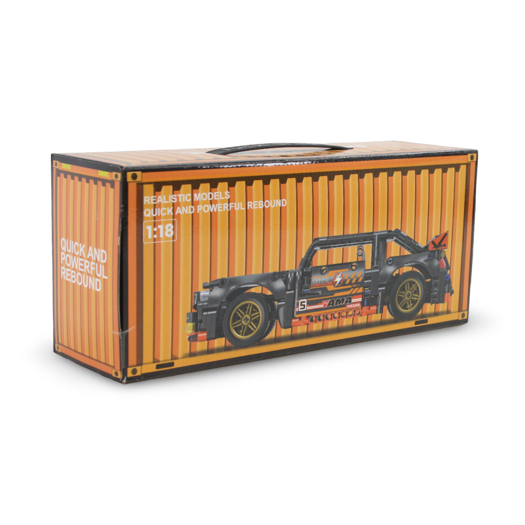 Supercar Realistic Models Sports Car Building Set – Orange