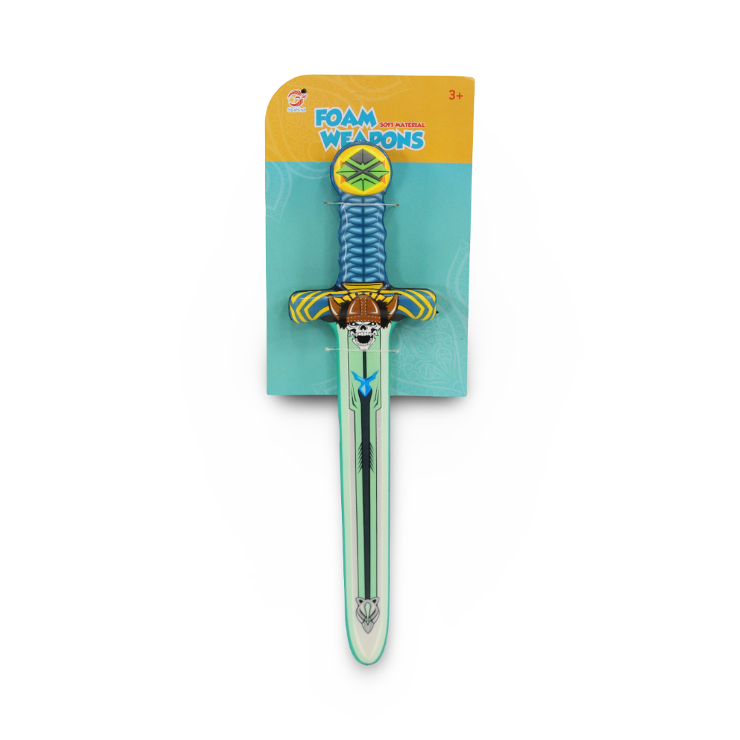 Foam Weapons Sword Soft Material – Green - Toys - OKO