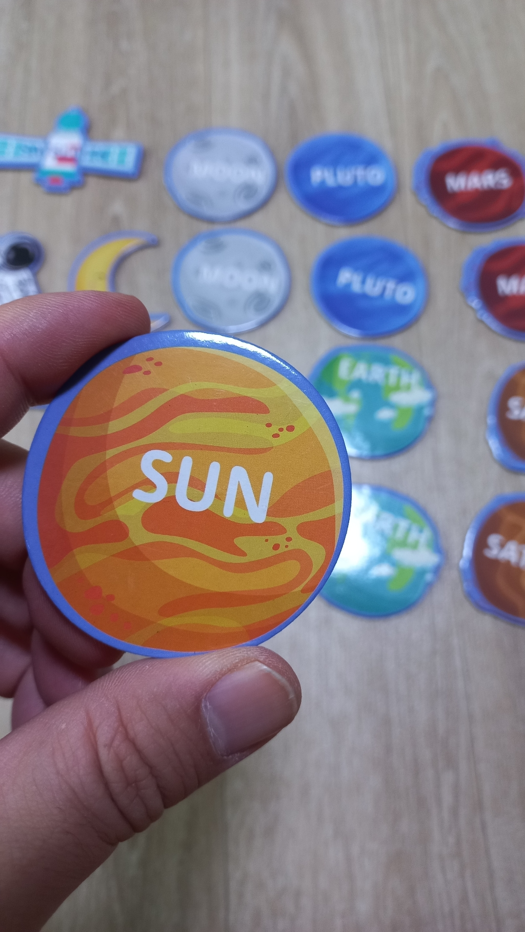 Outer Space Fridge Magnets – 24 Pieces