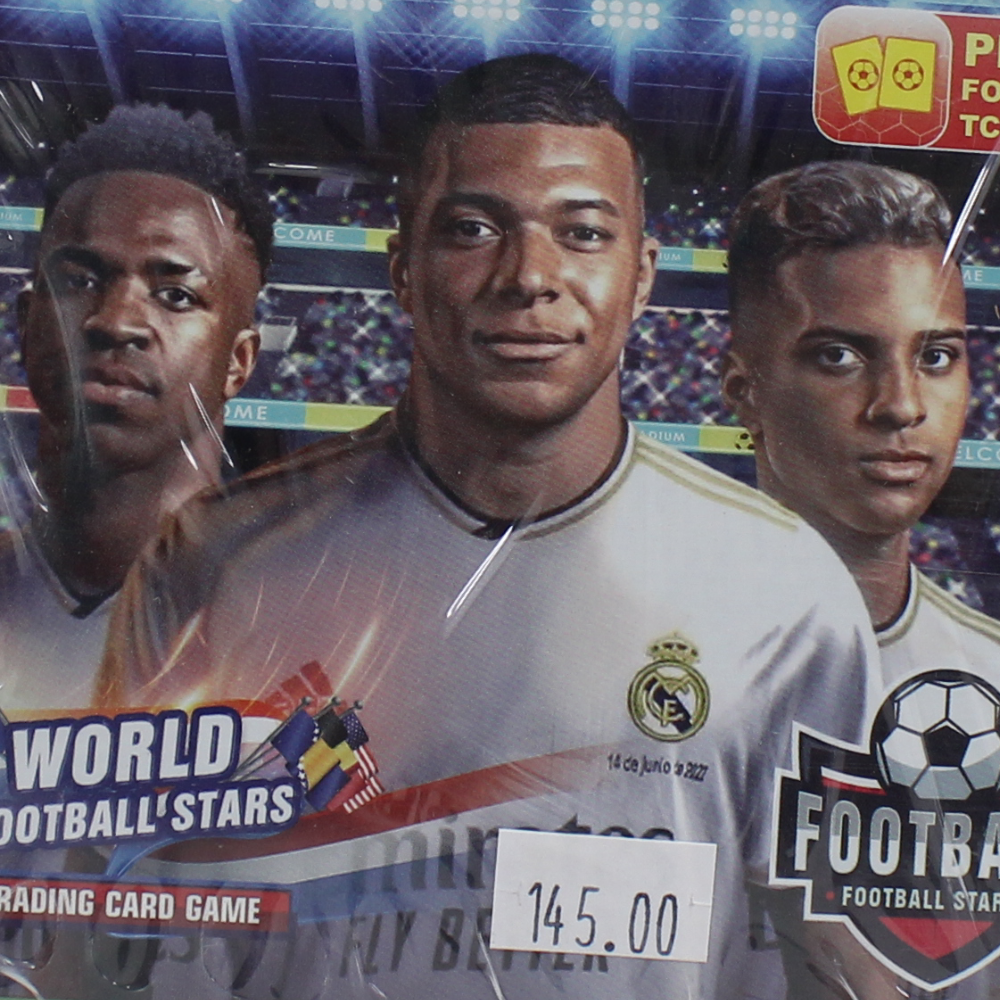 World Football Stars Trading Card Game Tin Box Set – Collector’s Edition Trading Cards