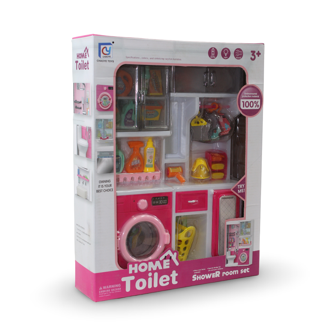 Chaoye Toys Home Toilet Shower Room Playset