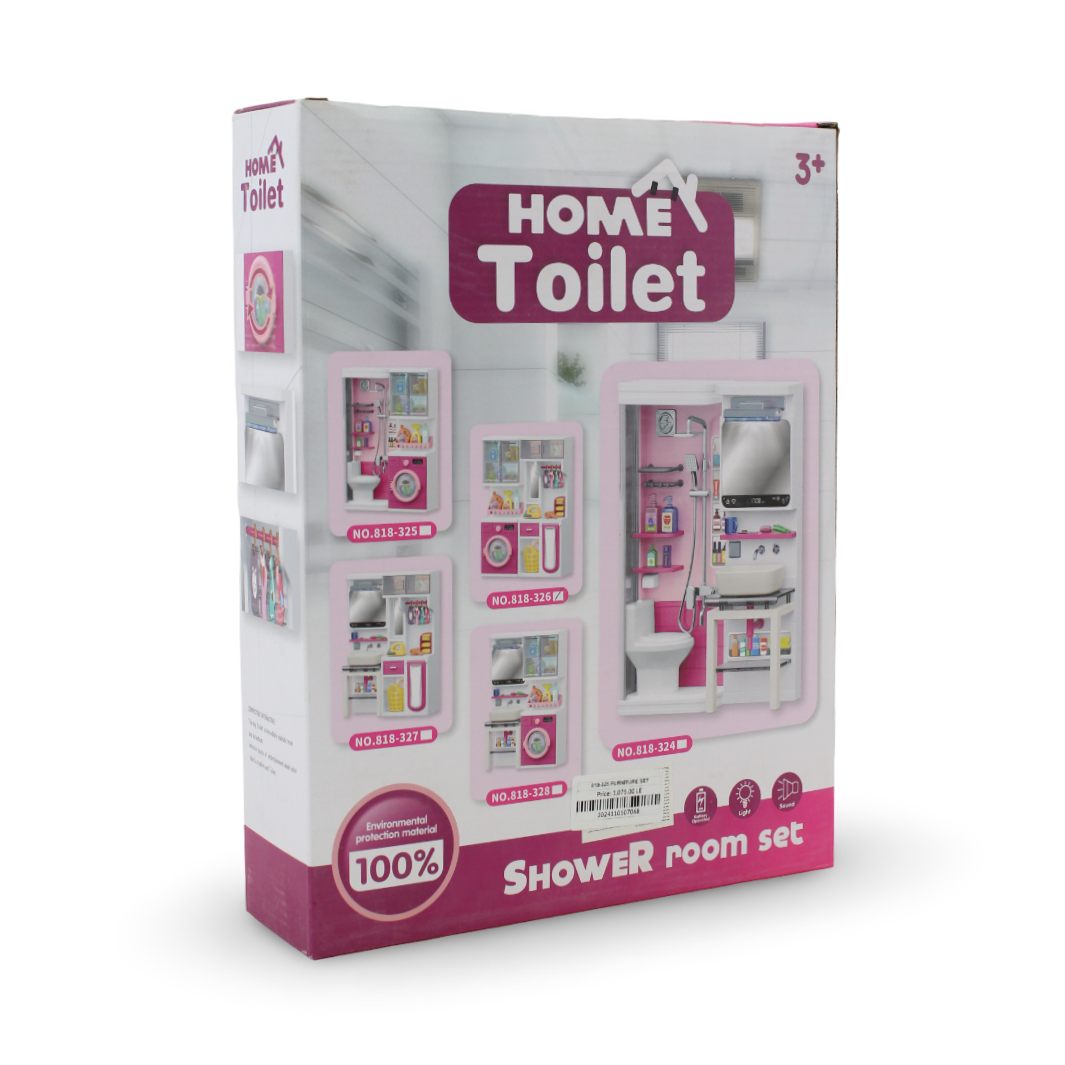 Chaoye Toys Home Toilet Shower Room Playset