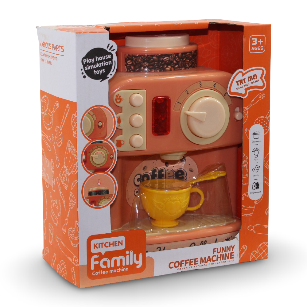Funny Coffee Machine Playset with Sound & Light