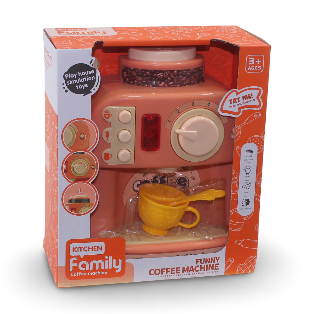 Funny Coffee Machine Playset with Sound & Light