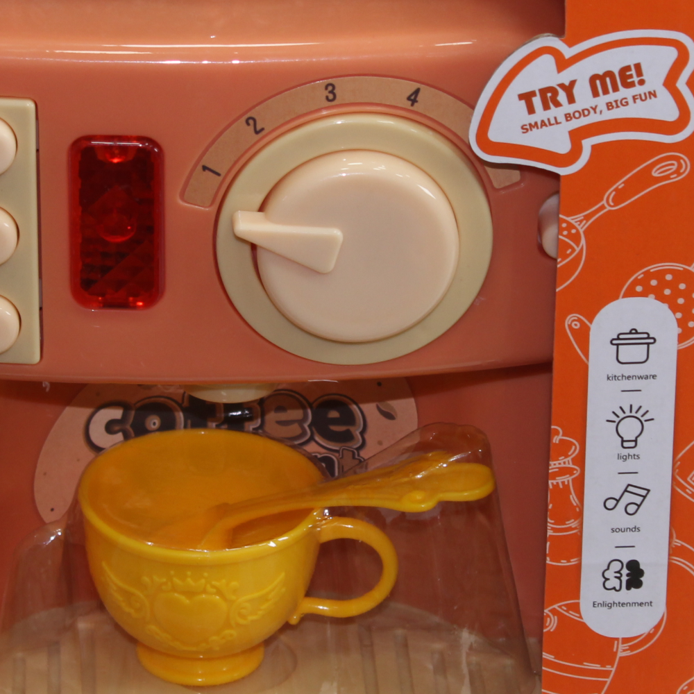 Funny Coffee Machine Playset with Sound & Light