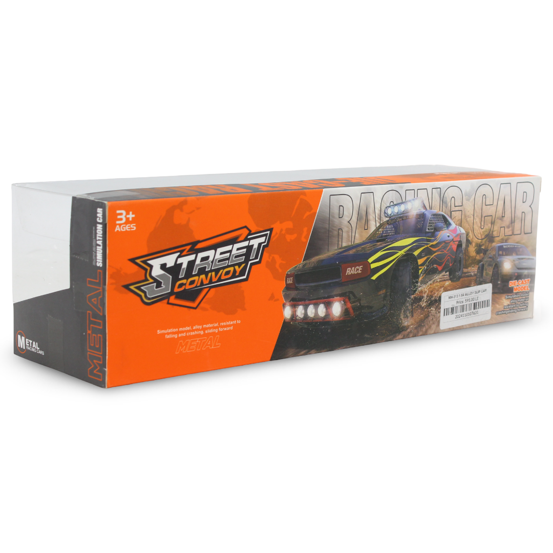 Meet Hot Street Convoy Die-Cast Car Set 1:64 Scale – 6 Pcs