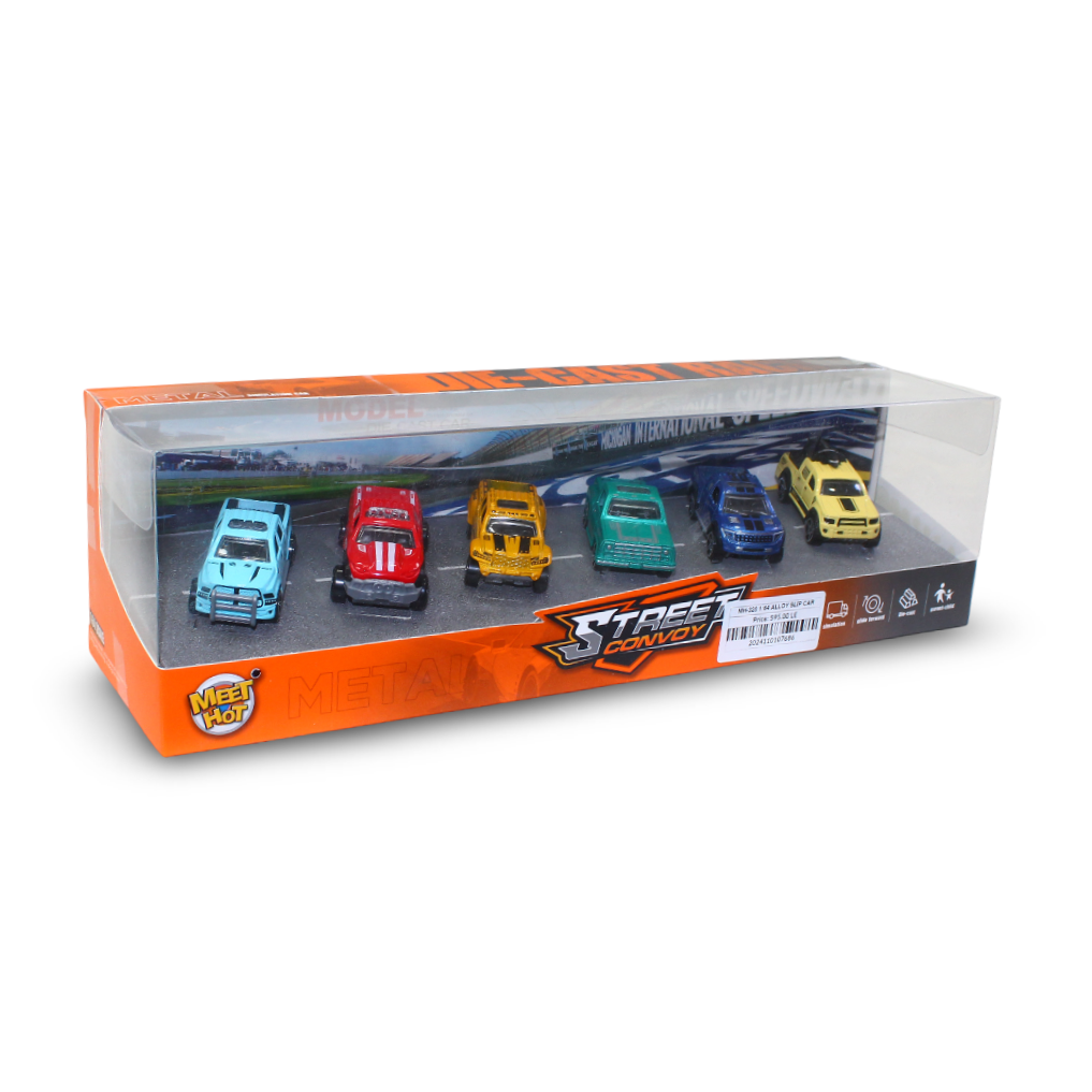 Meet Hot Street Convoy 6-Car Set - Toys