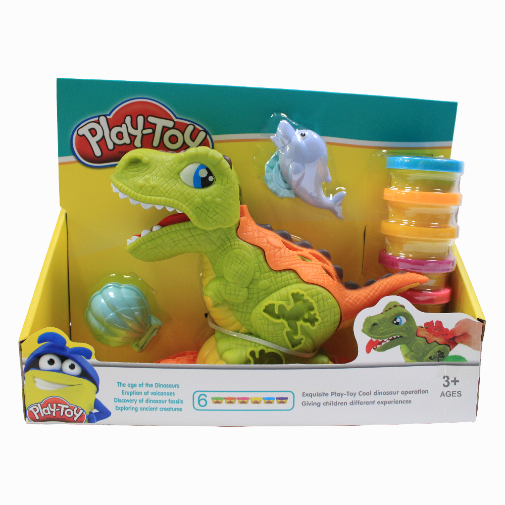 Dinosaur-Shaped Clay Set