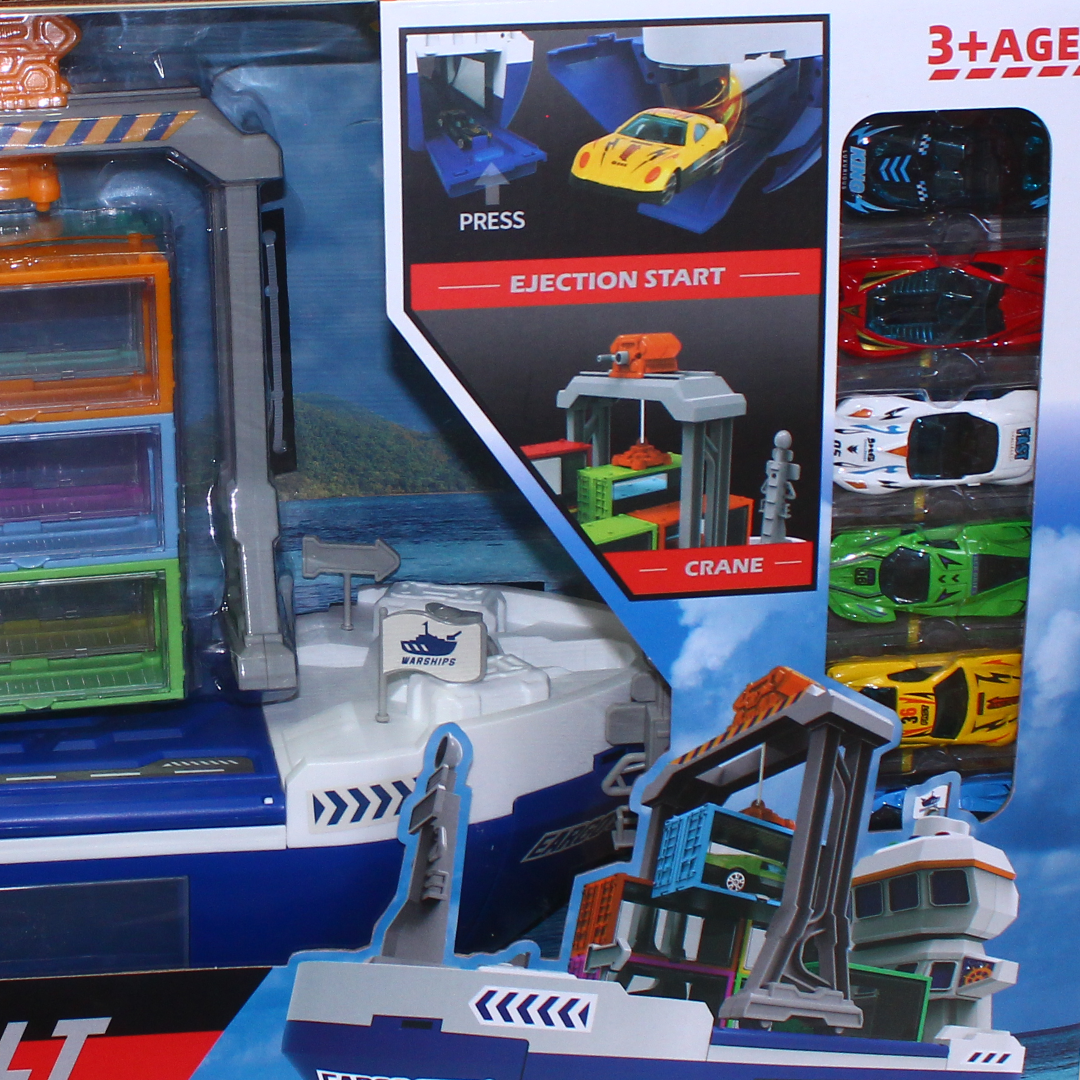 Catapult Cargo Ship Toy Set