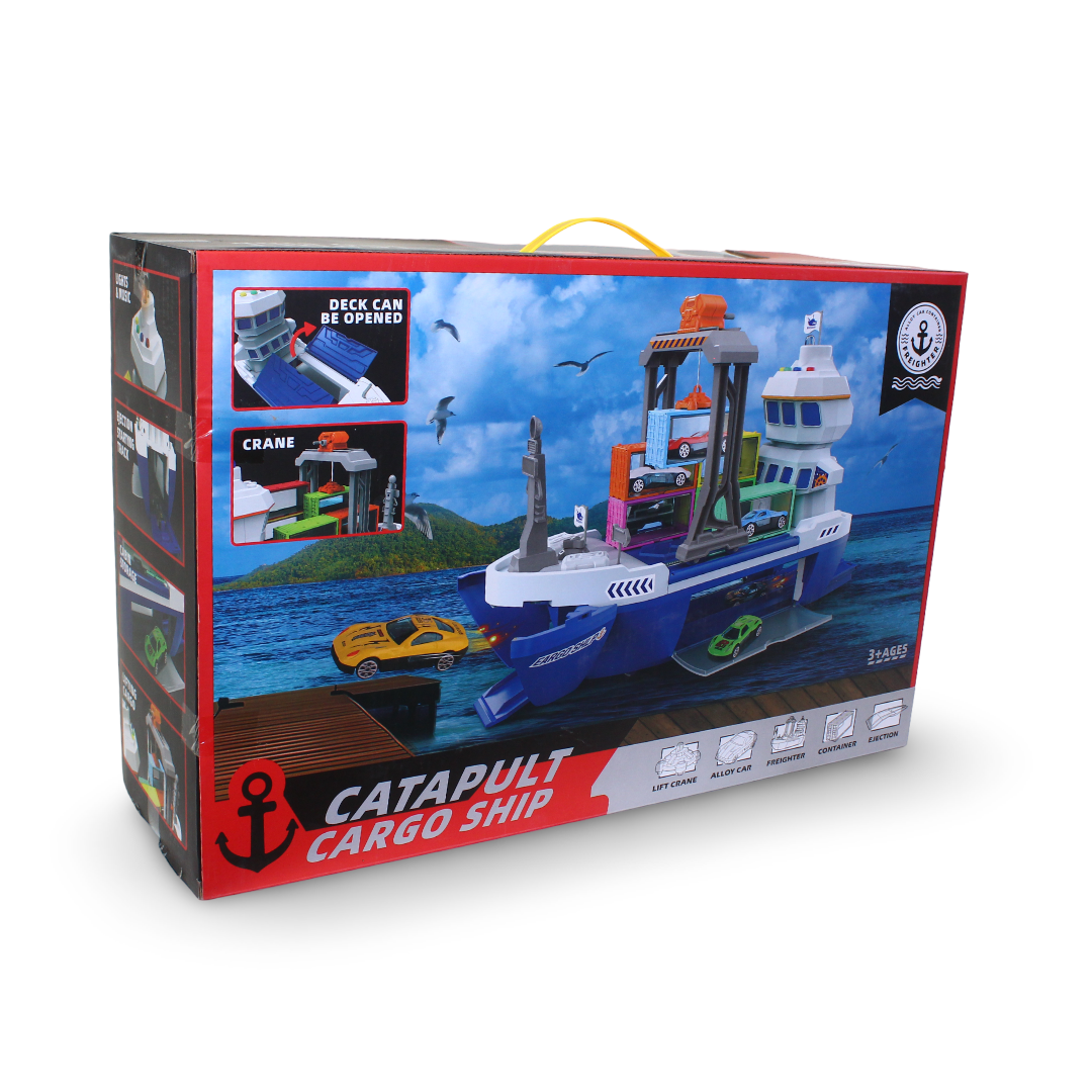 Catapult Cargo Ship Toy Set