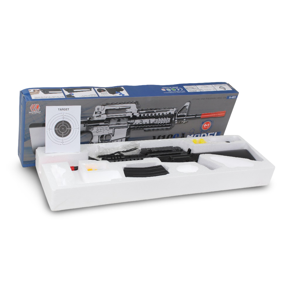 Toy Action Blaster with Target Sheet