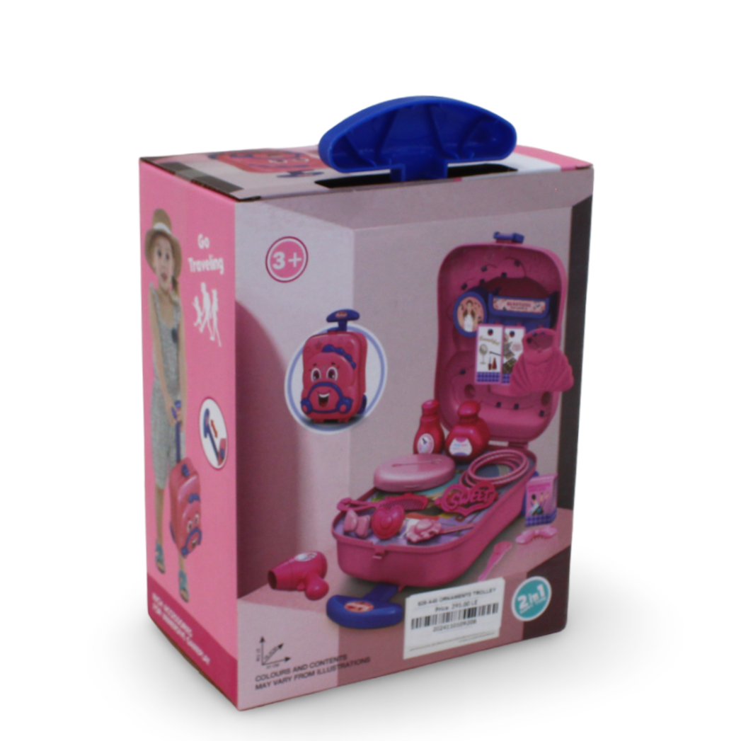 Beautiful Theme 2-in-1 Suitcase Toy Set