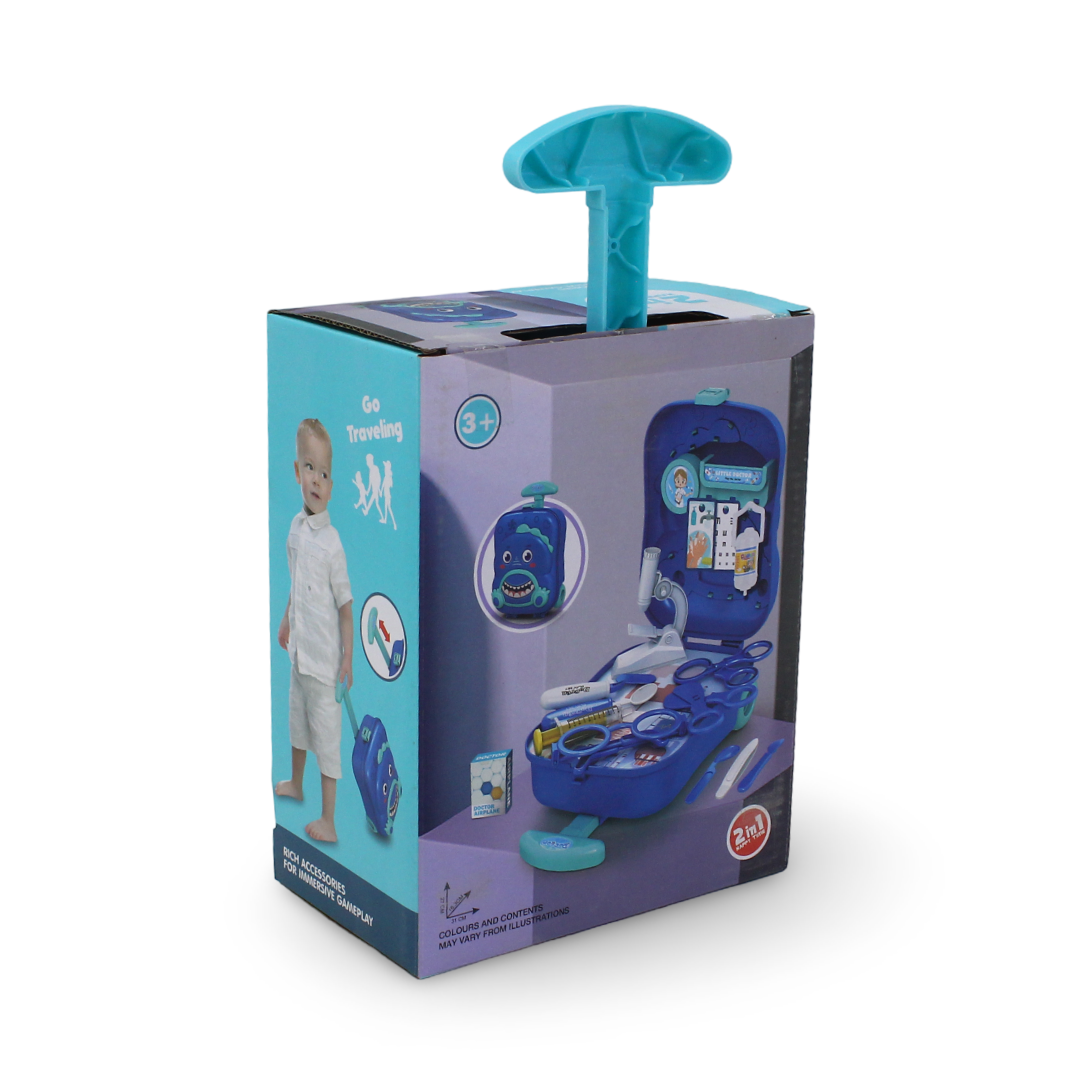Go Traveling 2-in-1 Medical Suitcase Toy Set