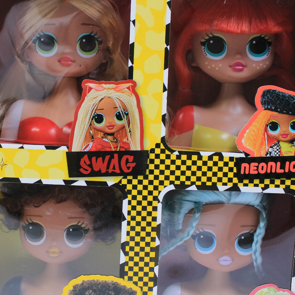 LOL Surprise Doll Heads - 4 Pcs