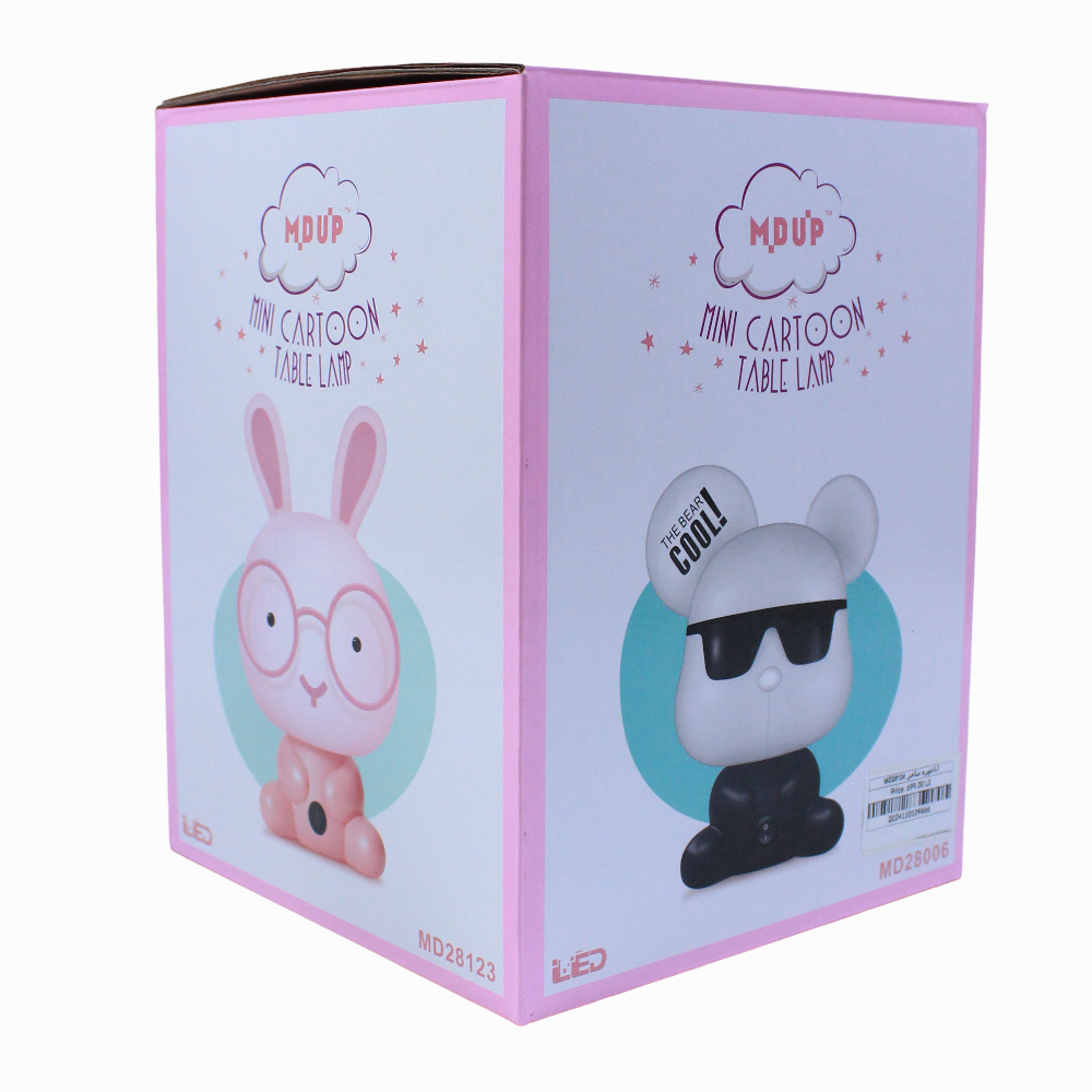 Mini Cartoon Table Lamp - Pink Frog