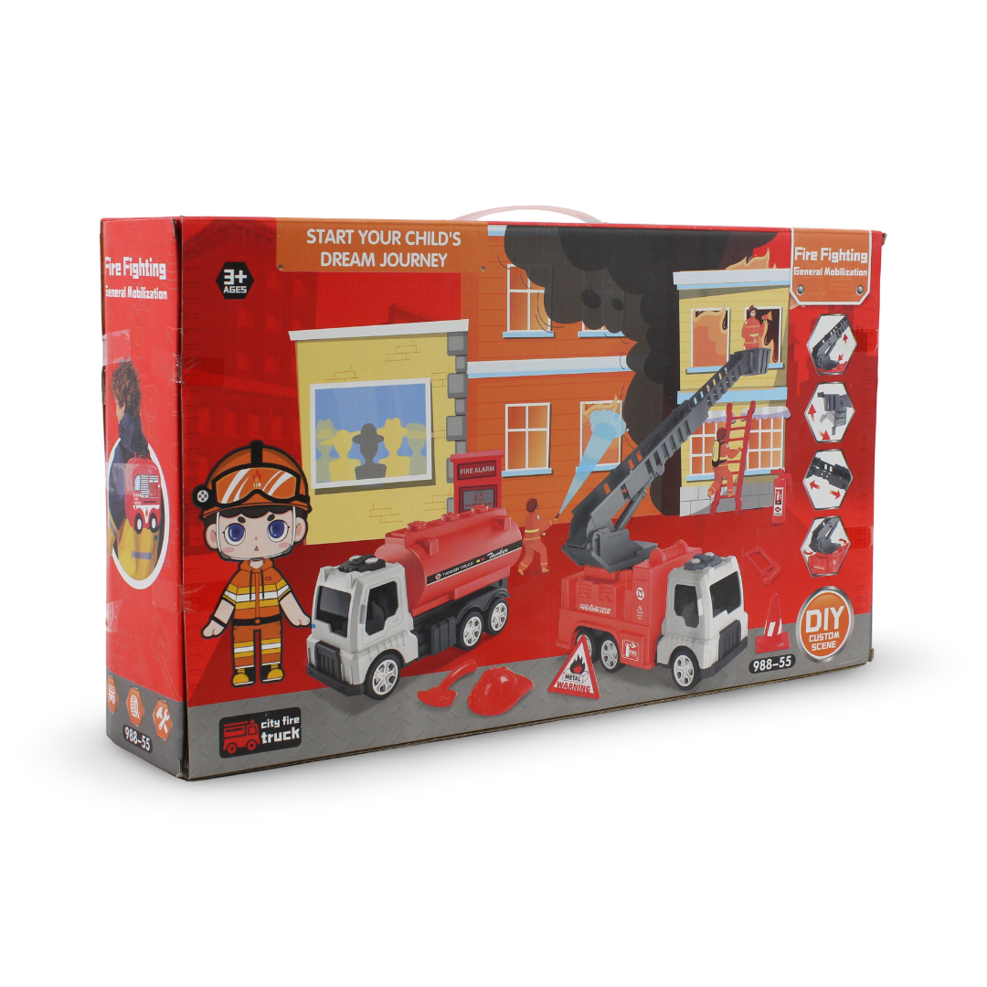 Fire Fighting General Mobilization Toy Set
