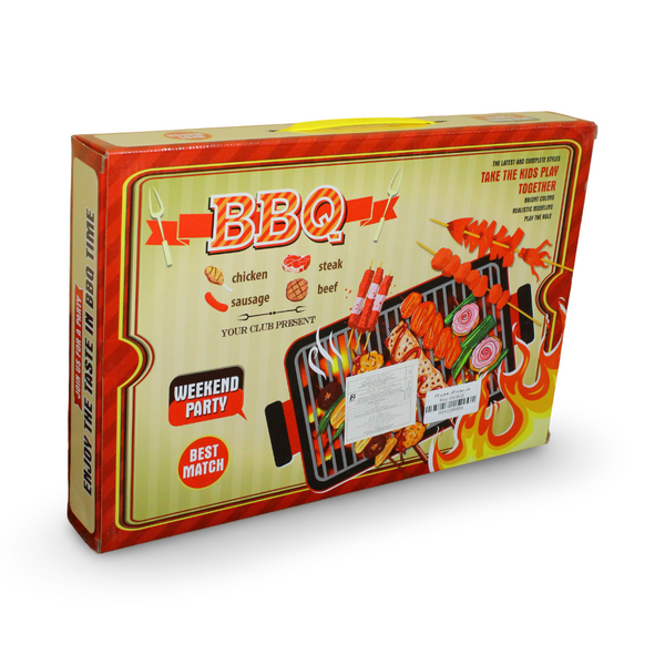 BBQ Grill Playset with Cutting Food Accessories