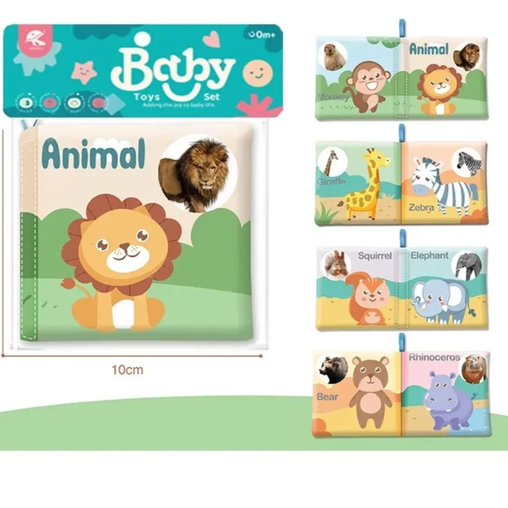 Sensory Soft Book for Learning - Animals