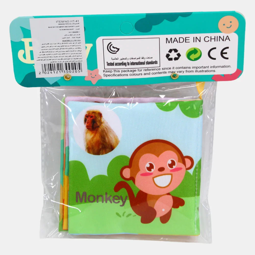 Sensory Soft Book for Learning - Animals