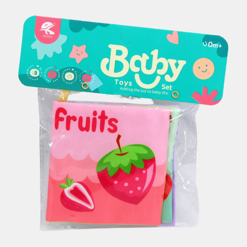 Sensory Soft Book for Learning - Fruits