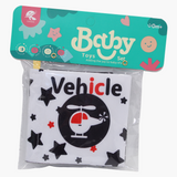 Sensory Soft Book for Learning - Vehicles
