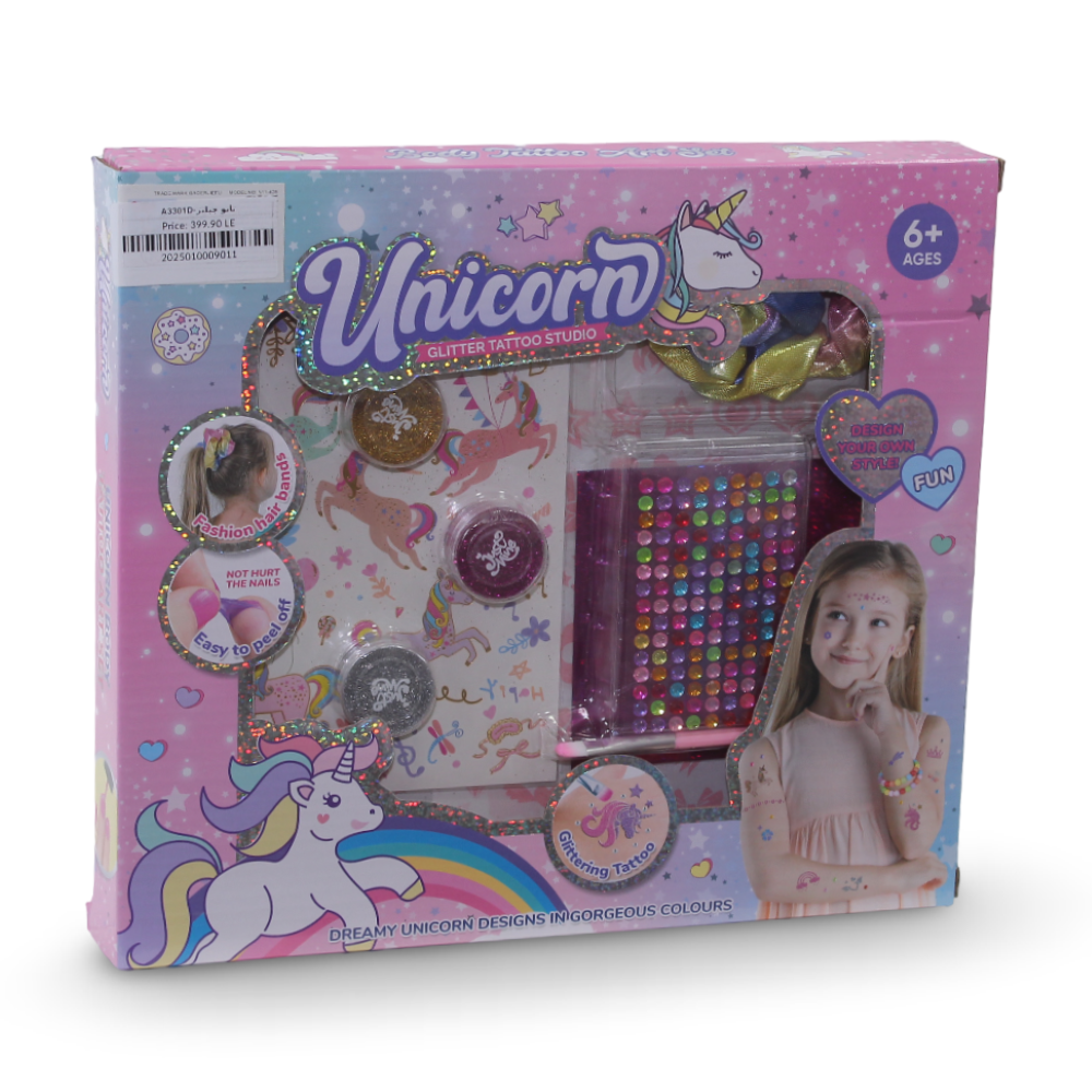 Unicorn Glitter Tattoo Studio