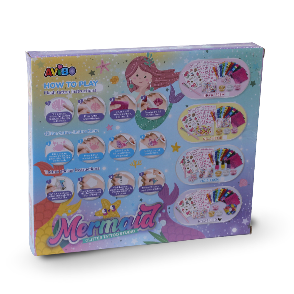 Mermaid Glitter Tattoo Studio