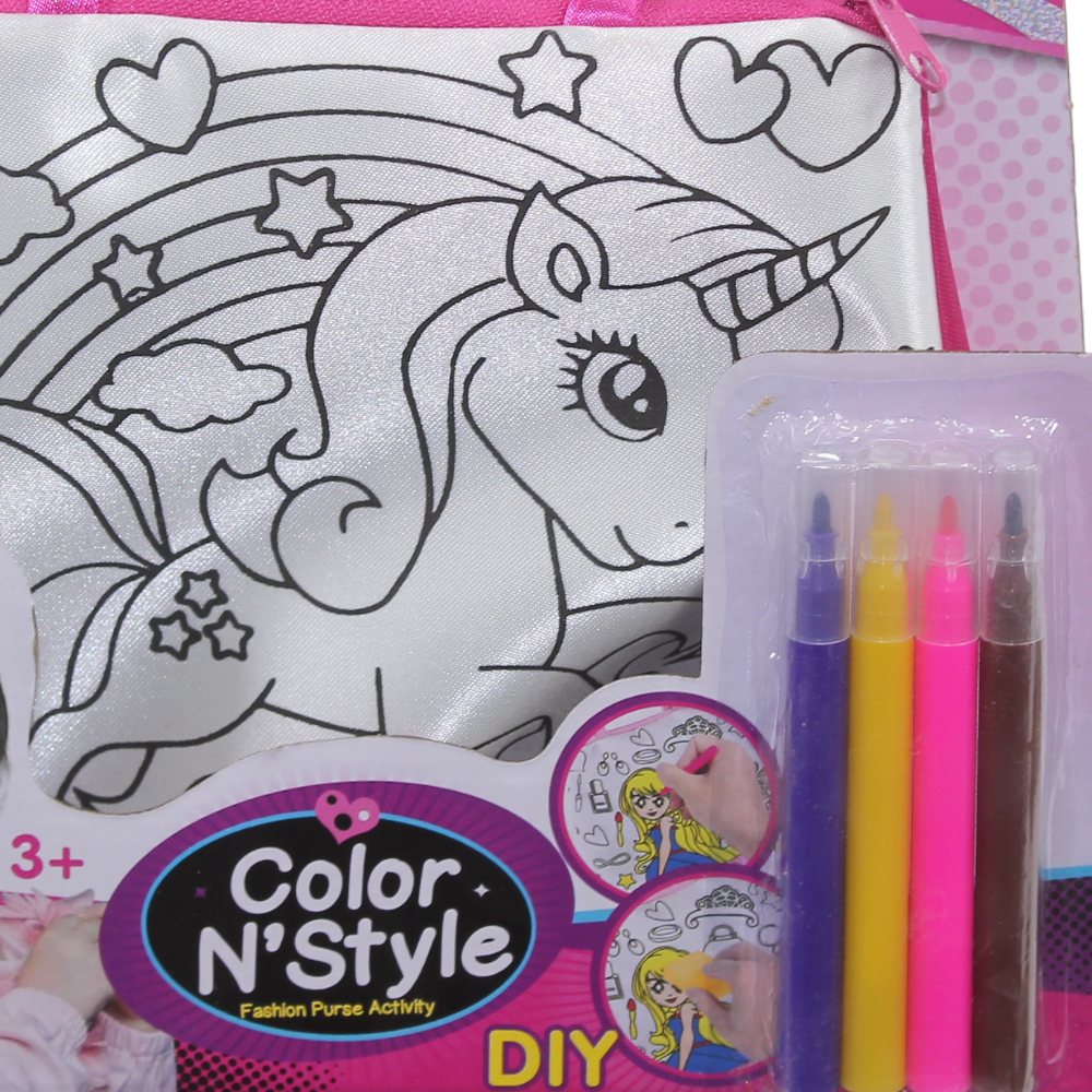 Color N'Style Pretty Bag DIY Fashion Purse Activity Kit