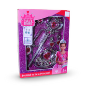 "Girls Choice" Princess Dress-up and Accessories Set – Pink