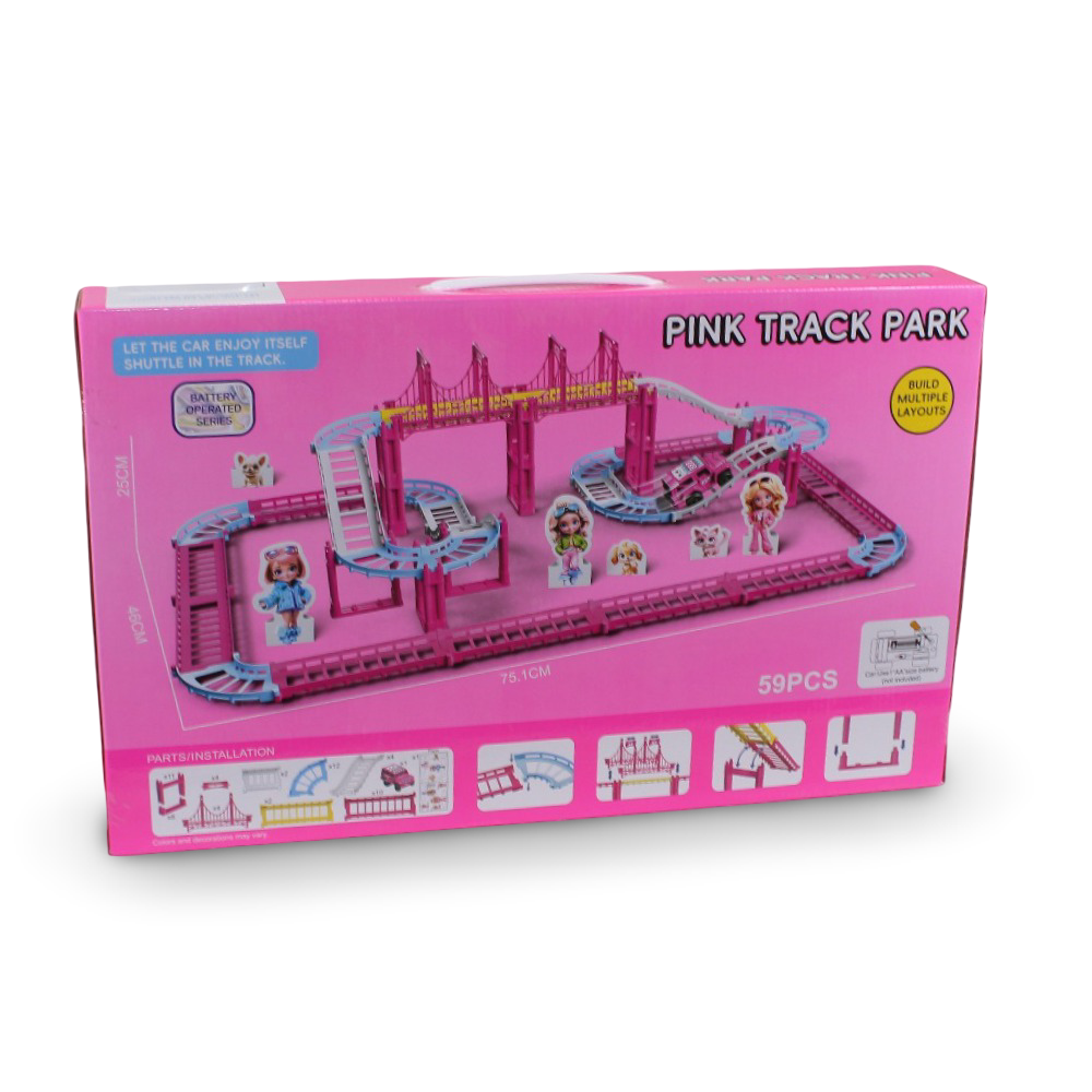 Track Park Toy Set - Pink