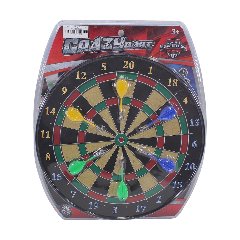 Crazy Dart Magnetic Dartboard Game - Large