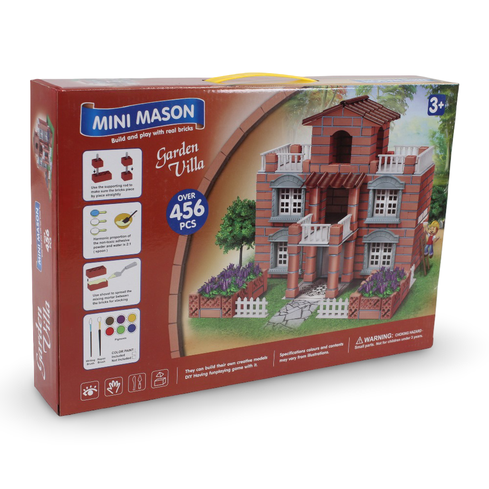 Mini Mason Garden Villa Building Set - Over 456 Pcs
