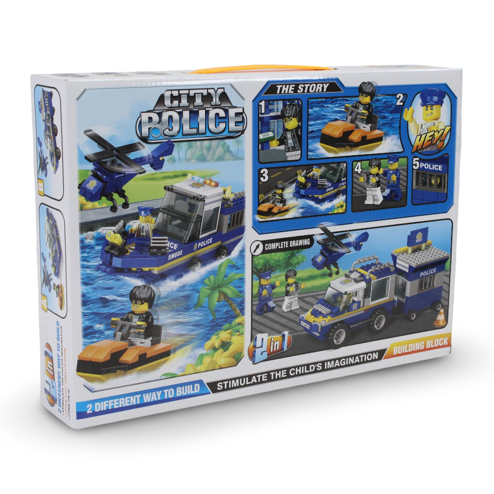City Police Building Block Set – 310 Pcs