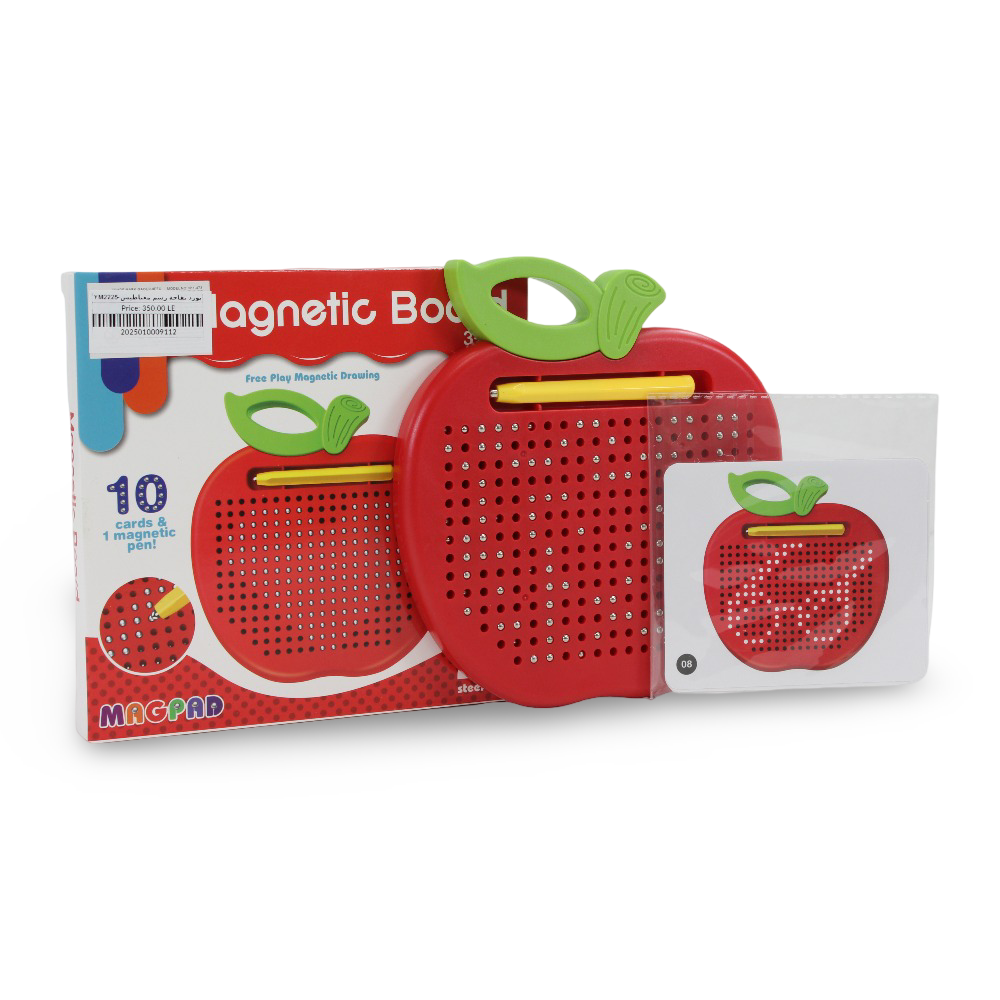 Apple Magnetic Drawing Board - Red