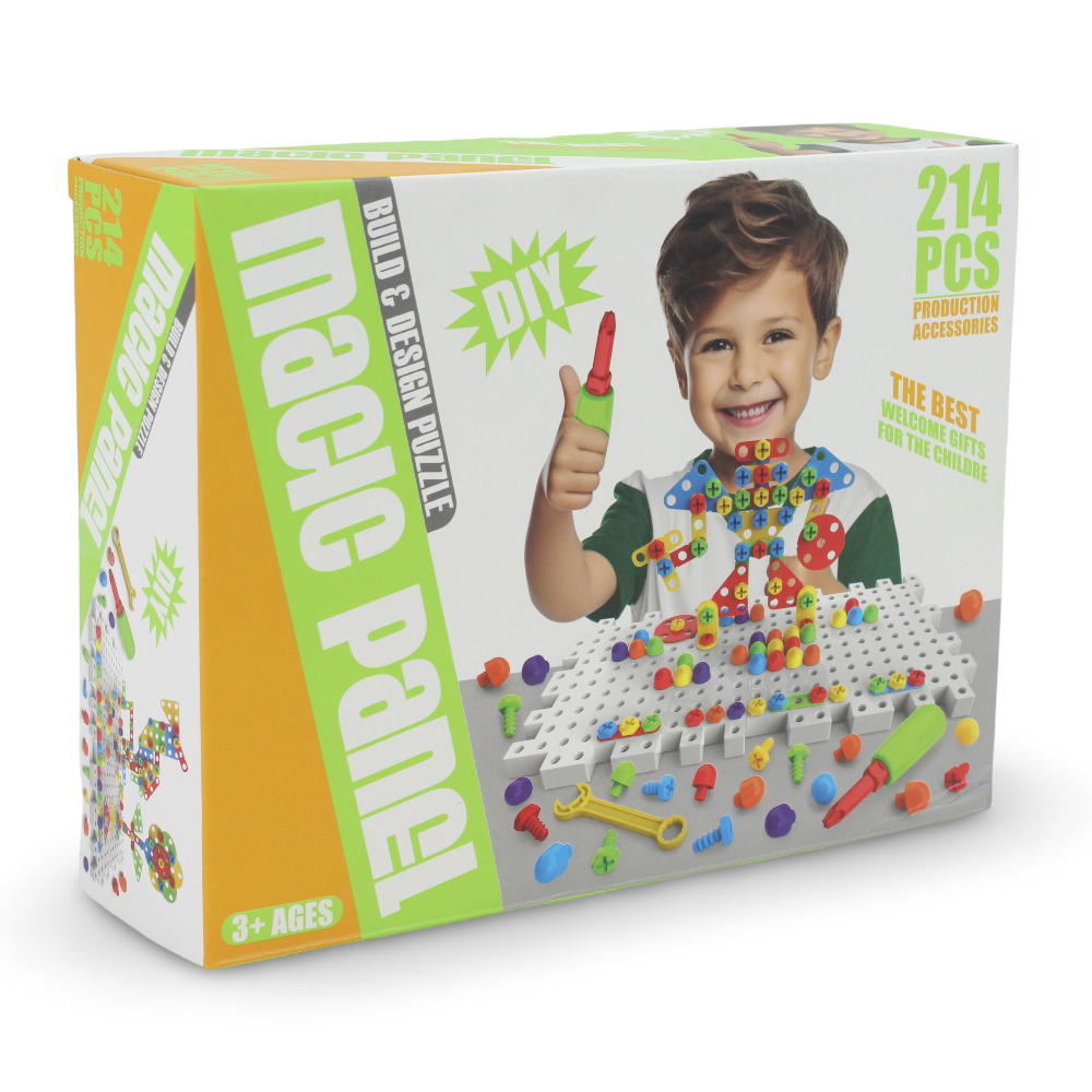 Magic Panel Build & Design Puzzle – 214 Pcs