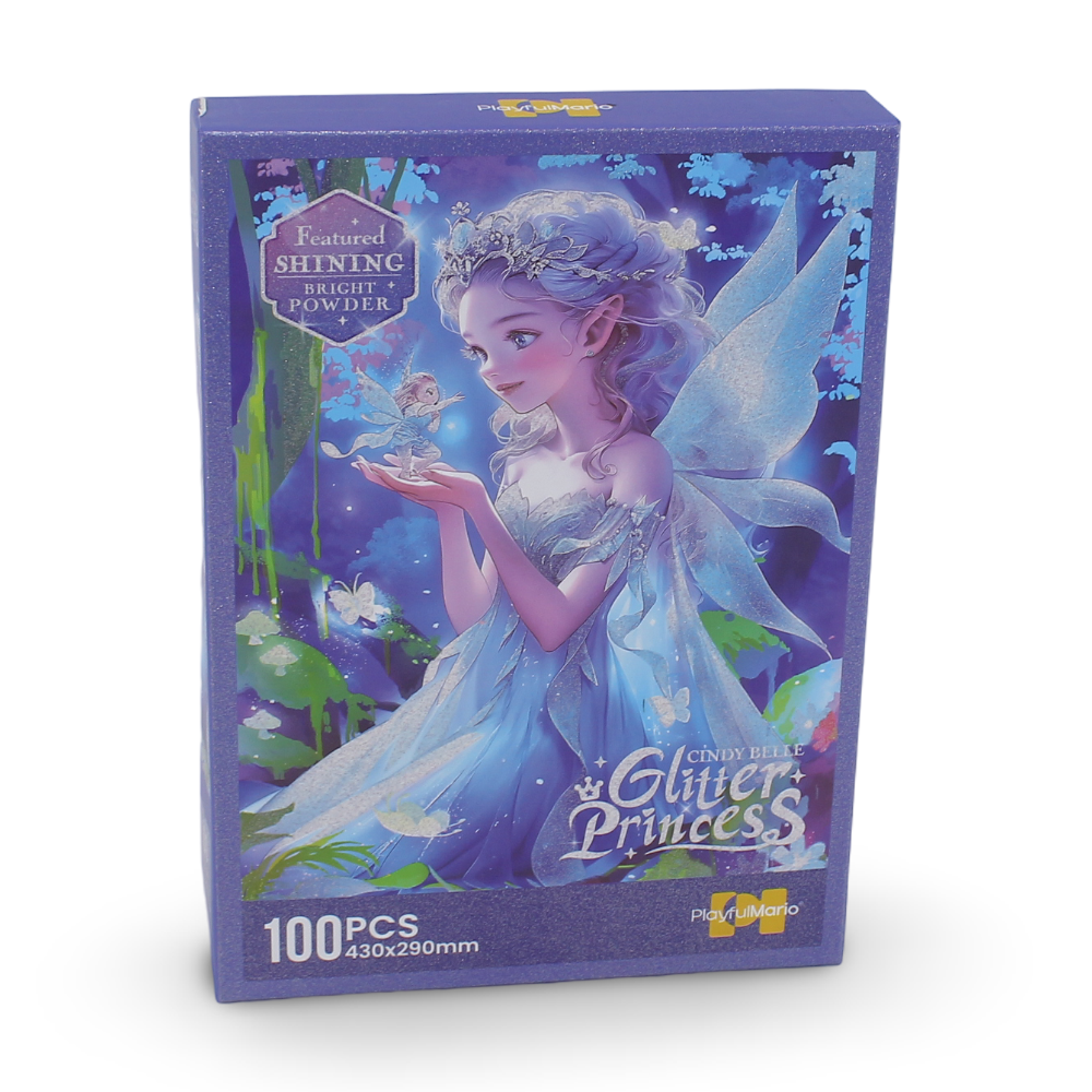 Glitter Princess Jigsaw Puzzle - 100 Pcs - Toys - OKO