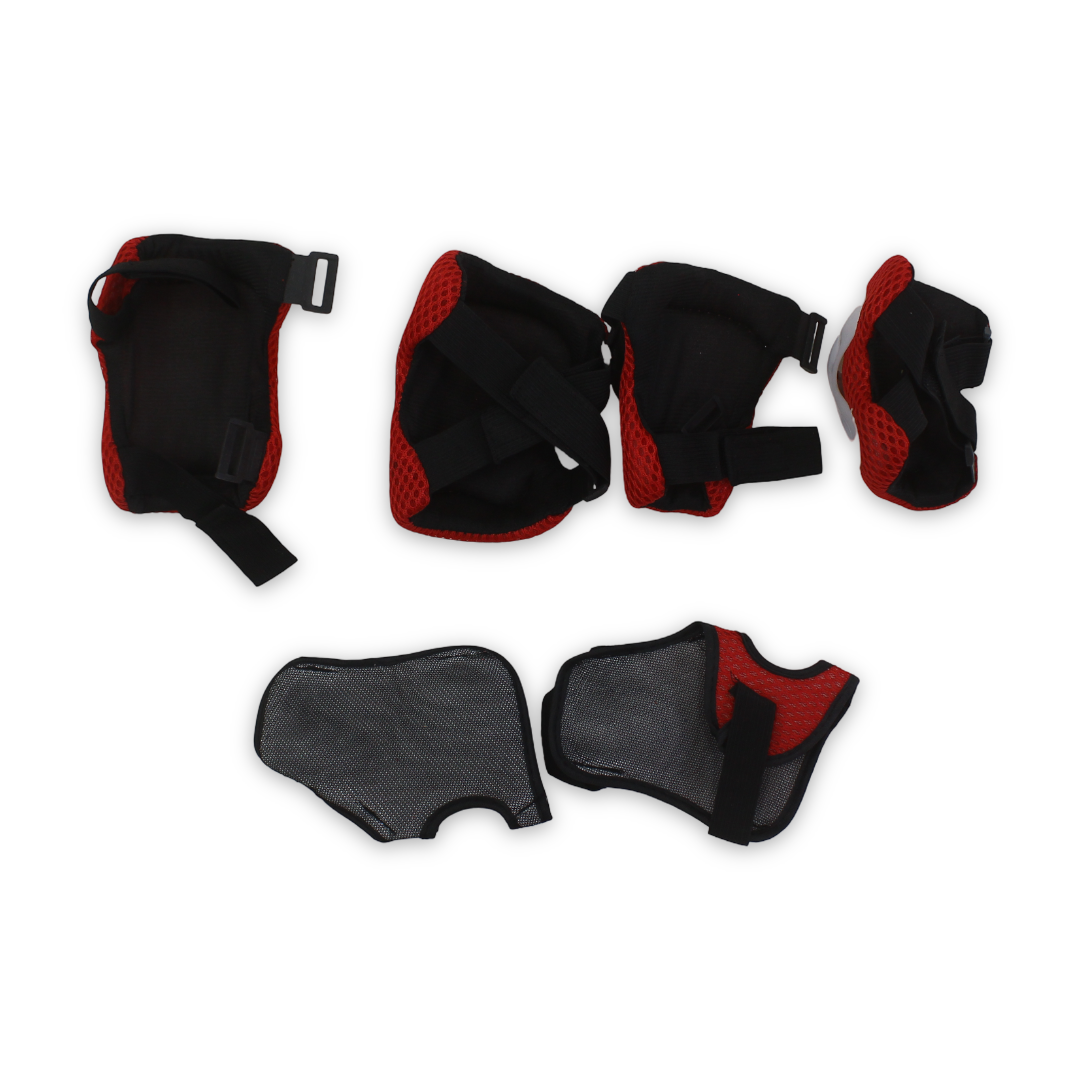 Children's Protective Gear Set – Red & White