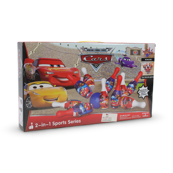 Disney Cars 2-in-1 Bowling and Sports Game Set – 12 Pcs