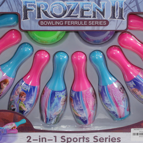Disney Frozen 2-in-1 Bowling and Sports Game Set – 12 Pcs