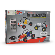 Metal and Plastic Assembly Race Car 3-in-1 Toy Set – 161 Pcs
