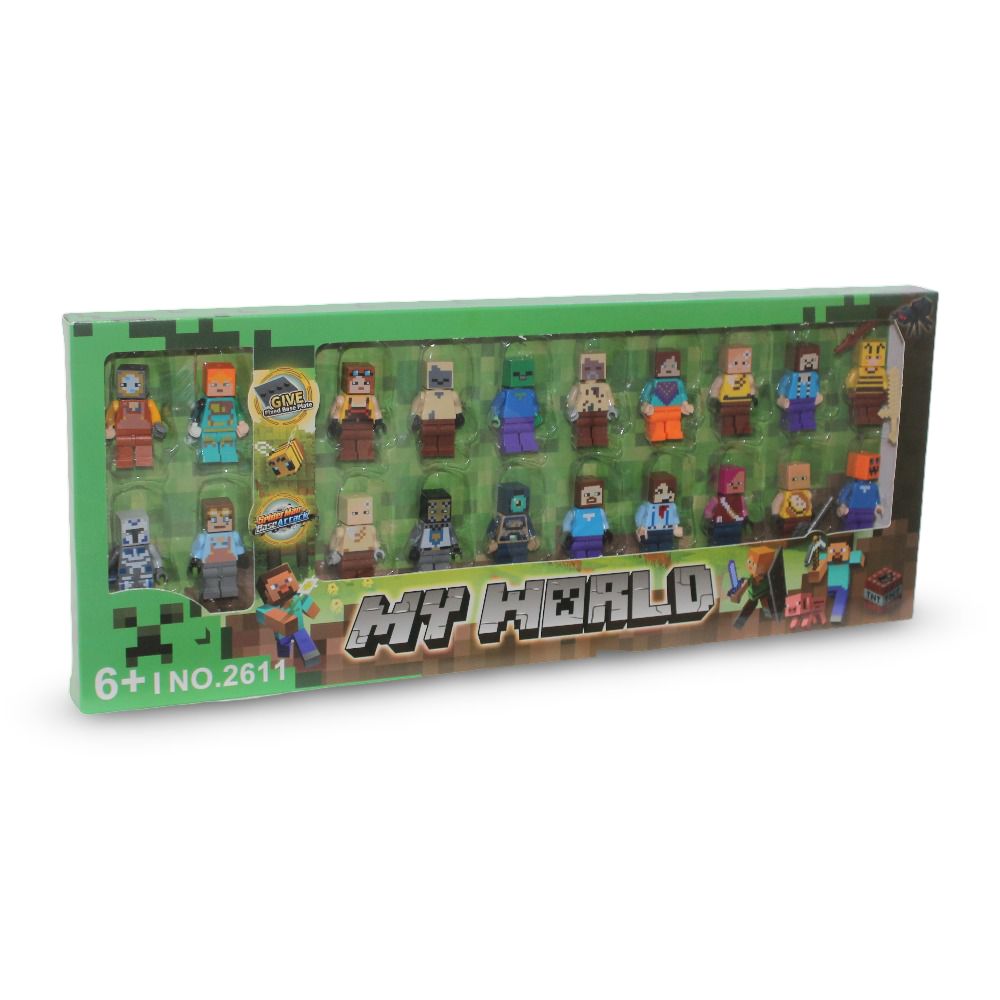My World Building Block Figures – 20 Pcs