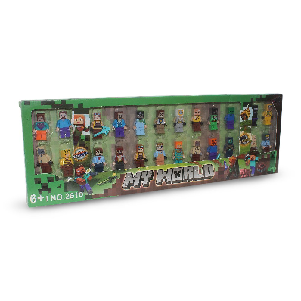 My World Building Block Figures – 24 Pcs