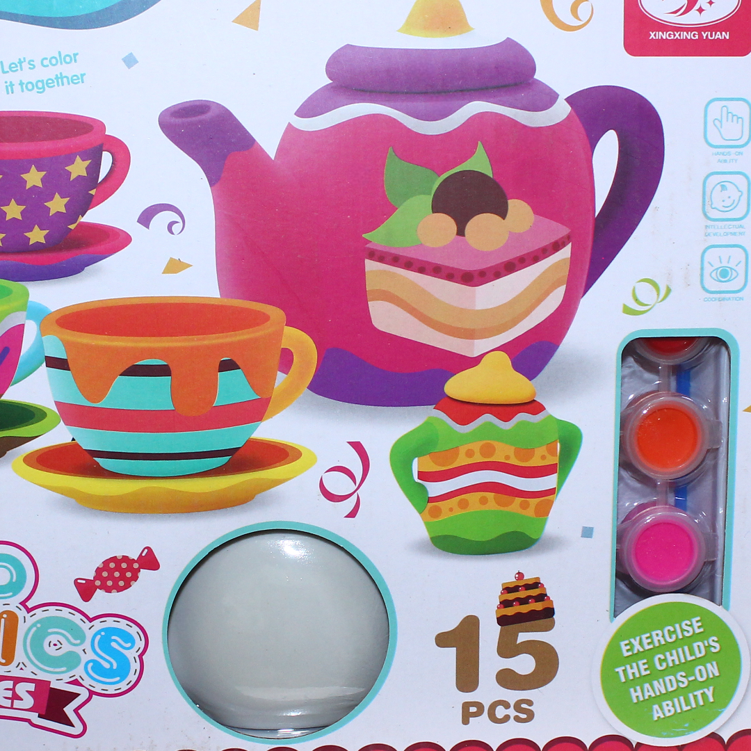 Painted Ceramics Tea Set - Paint Your Own Tea Set