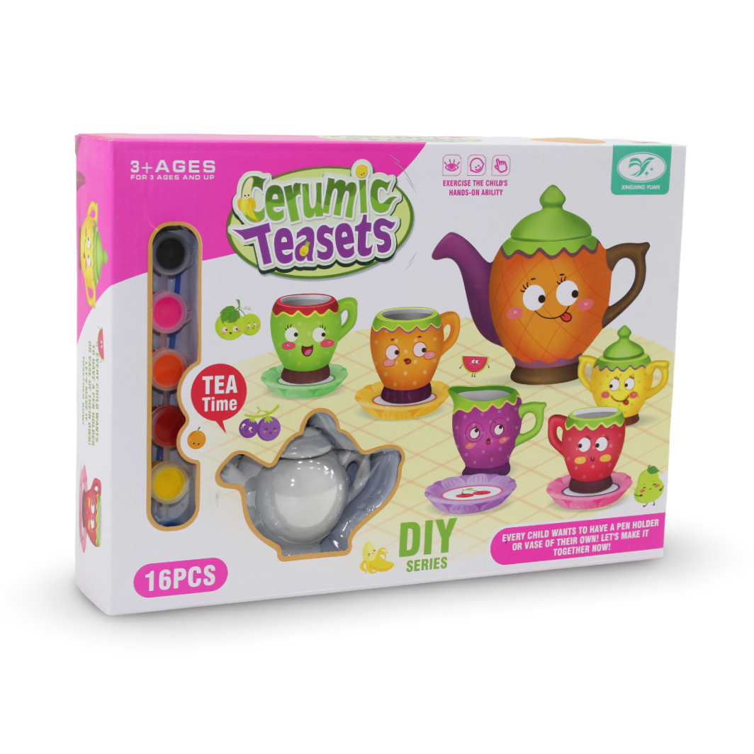 DIY Ceramic Tea Toy Set - Toys - OKO