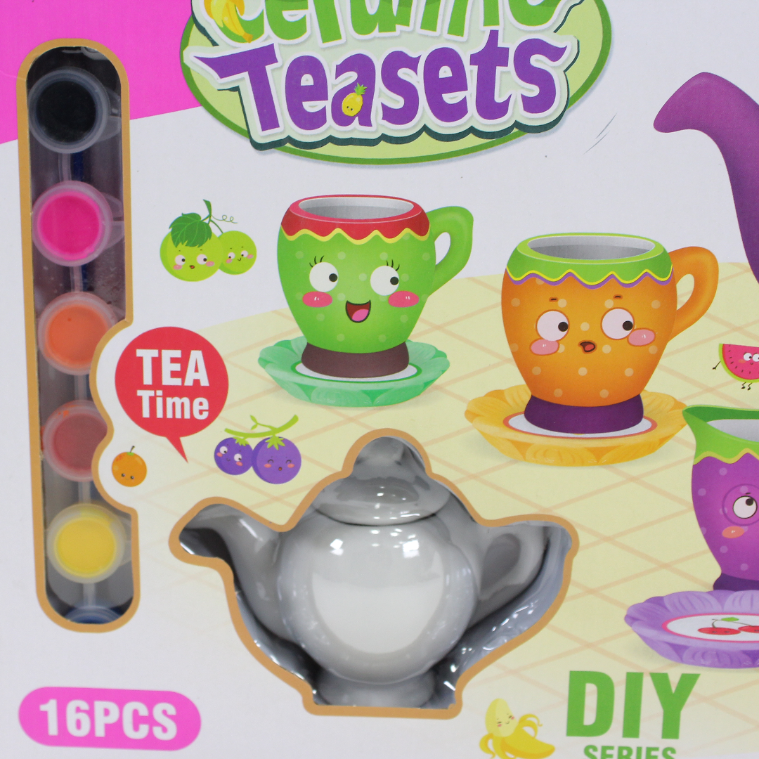 DIY Ceramic Tea Toy Set
