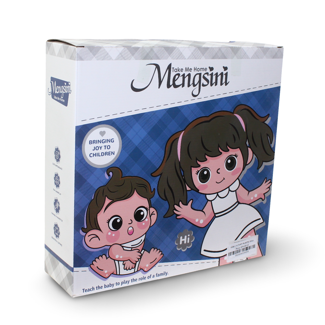 Mengsini Doll Set Two Plastic Baby Dolls – Mint Outfit