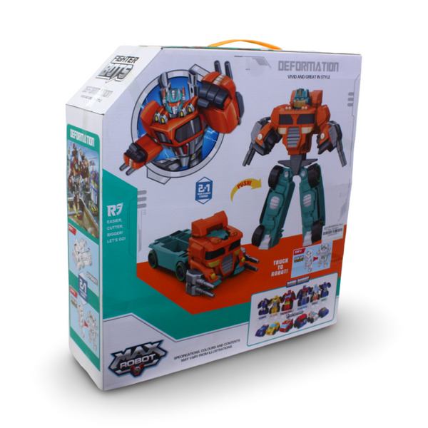 "Max Robot" 2-in-1 Action Figure Transforms Robot to Truck