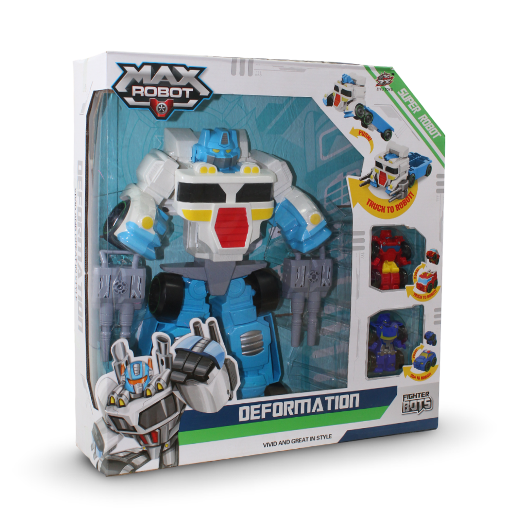Max Robot Deformation 2-in-1 Transformer Action Figure Set